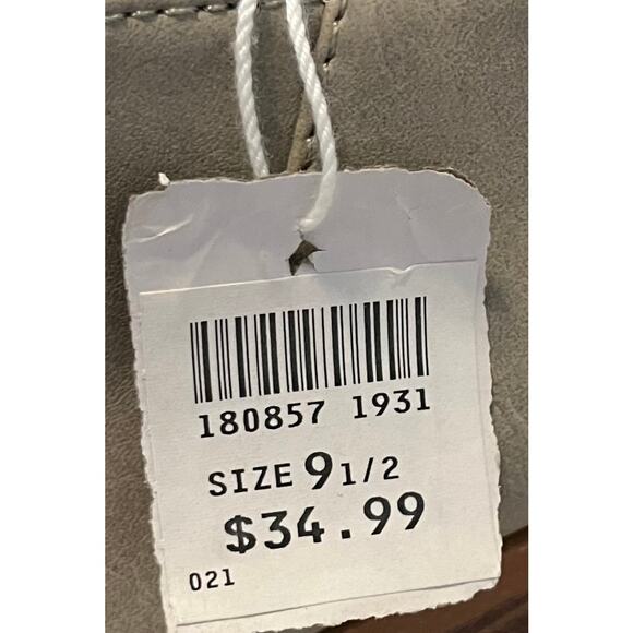 AMERICAN EAGLE CLOSED TOE LOAFER SHOES, WOMENS, 9.5, TAUPE/GREY, 2 WAYS TO WEAR - Picture 12 of 12